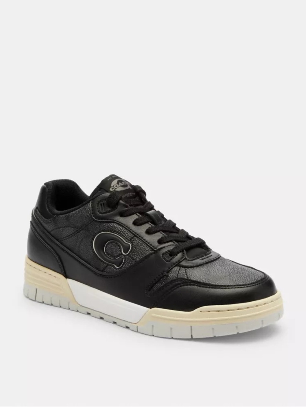 Coach Black Soho sneakers in signature canvas